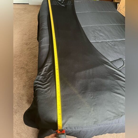 Very simple long black dress/Size S - Picture 13 of 13